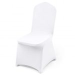 100pcs Cubierta de la Silla Blanca para Boda Fiesta