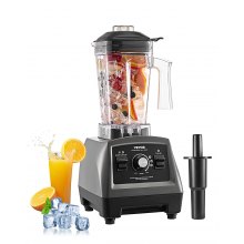 Licuadora de 61 oz y 1400 W para batidos Licuadora procesadora de alimentos para cocina
