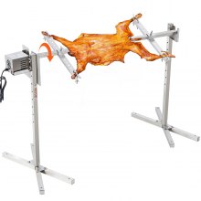 Kit de parrilla eléctrica para asar a la parrilla de 46" de VEVOR, de acero inoxidable, para cerdos y corderos de 90 lb