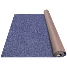 VEVOR Alfombra marina azul profundo de 6 pies x 29.5 pies Alfombra marina Alfombra de grado marino para barcos con parte posterior impermeable Alfombra para exteriores para patio Porche Cubierta Garaje Área exterior Alfombra Corredor Alfombra de porche antideslizante
